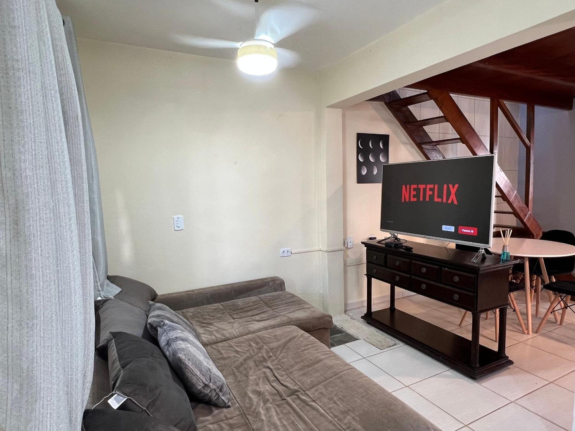 Apartamento Confortavel Casa A Beira Mar C/ Jardim Pe Na Areia E Area De Churrasqueira *