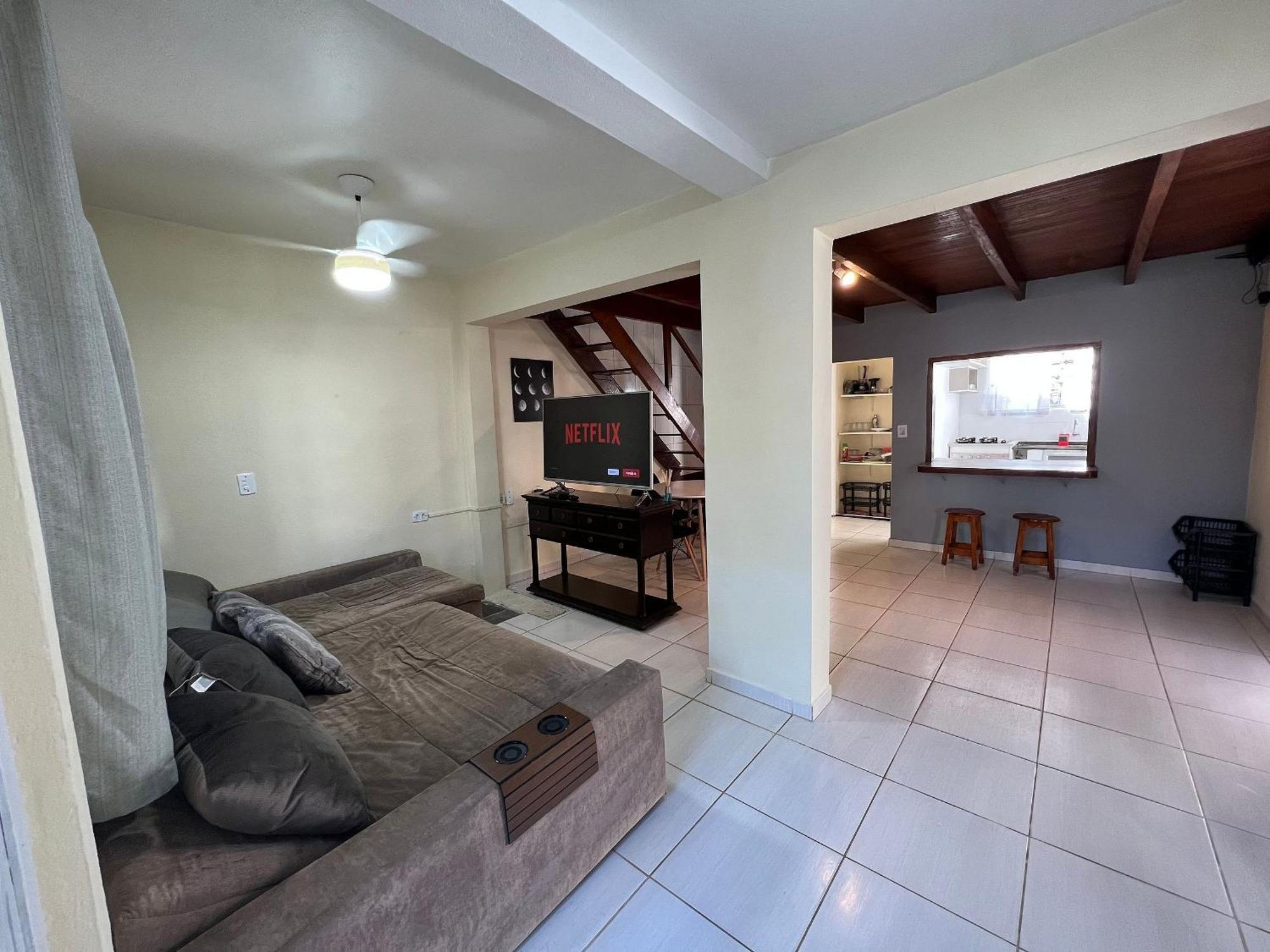 Apartamento Confortavel Casa A Beira Mar C/ Jardim Pe Na Areia E Area De Churrasqueira *